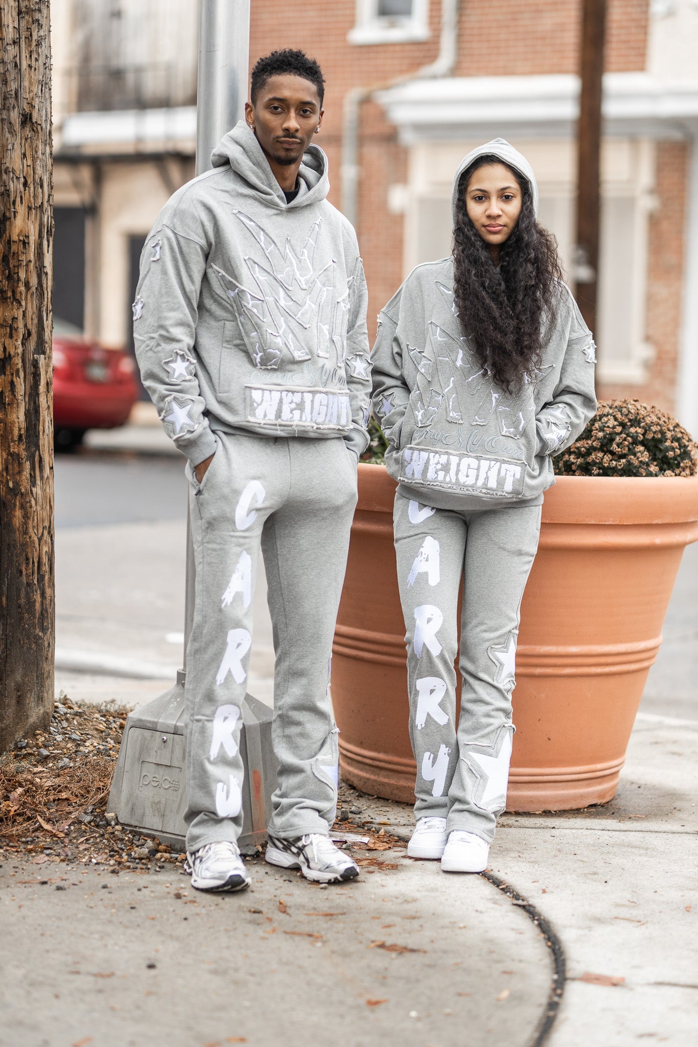 Trap Sweat suit . Grey / XL Trap Sweat suit . Grey / XL