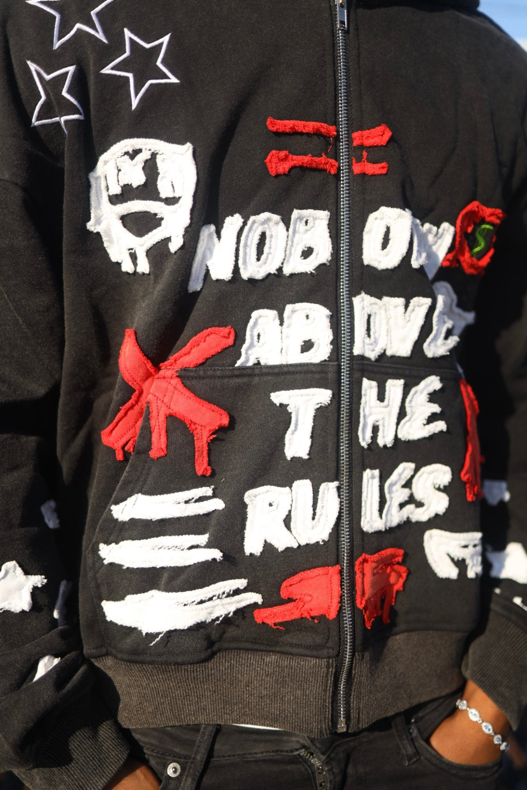 Nobody Above The Rules Hoodie