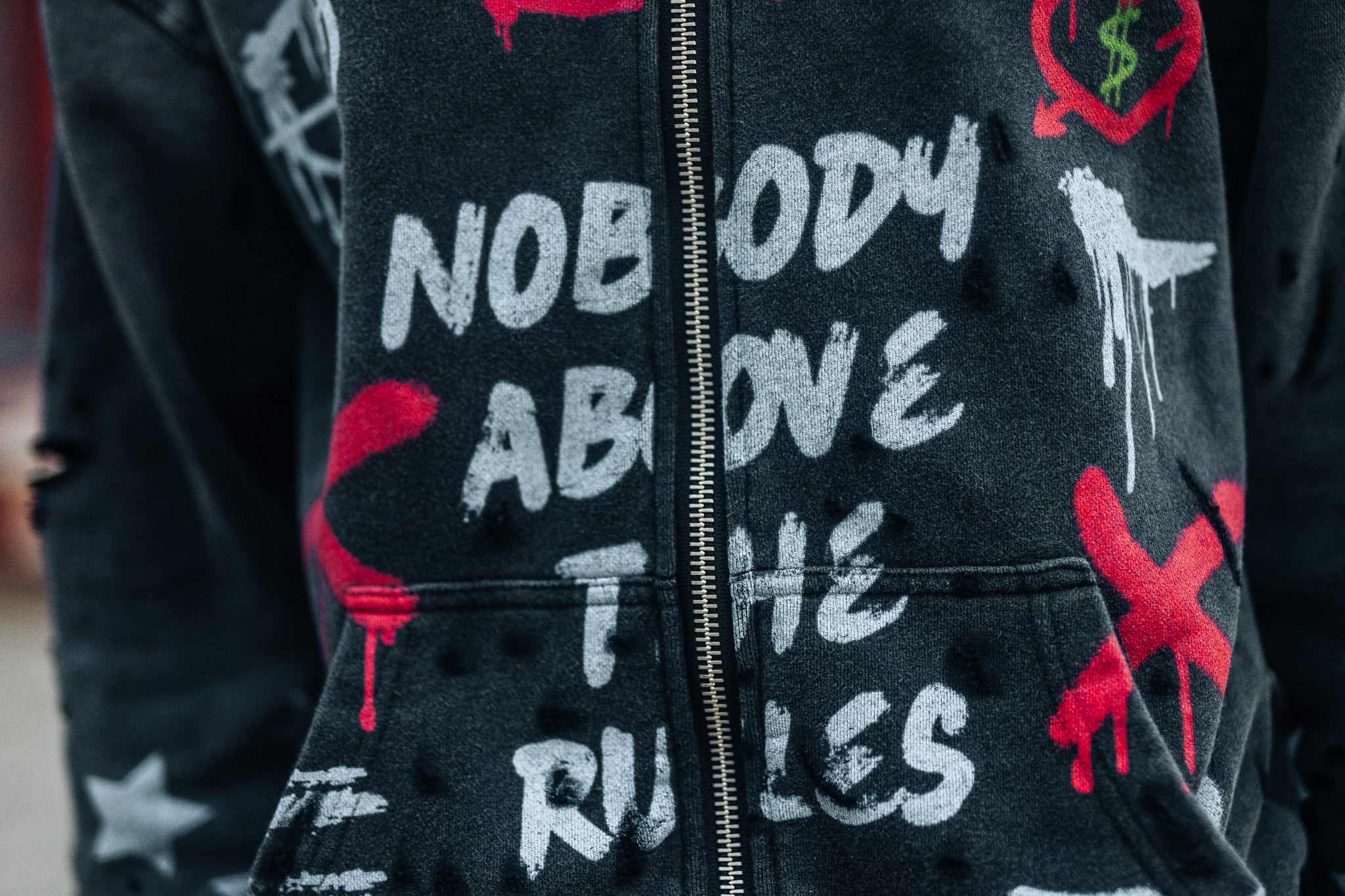 Nobody Above The Rules Hoodie