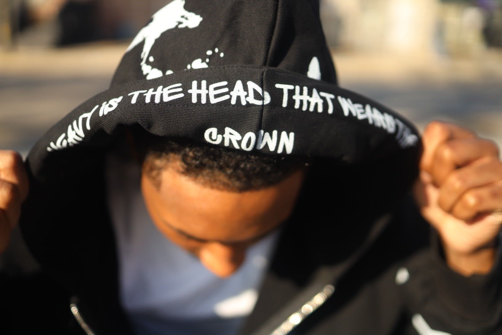 Carry My Own Weight 24hrs hoodie outline