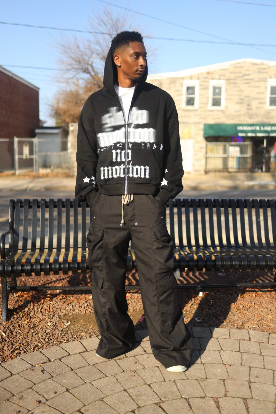 Front View of 24hrs hoodie