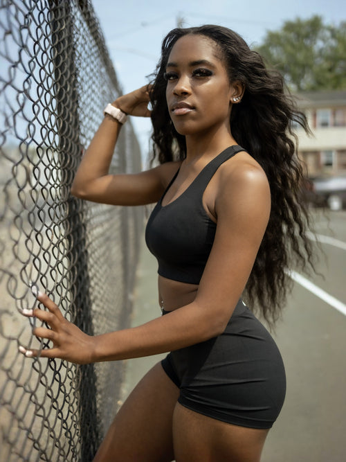 CARRY MY OWN WEIGHT WOMEN'S SHORT SET