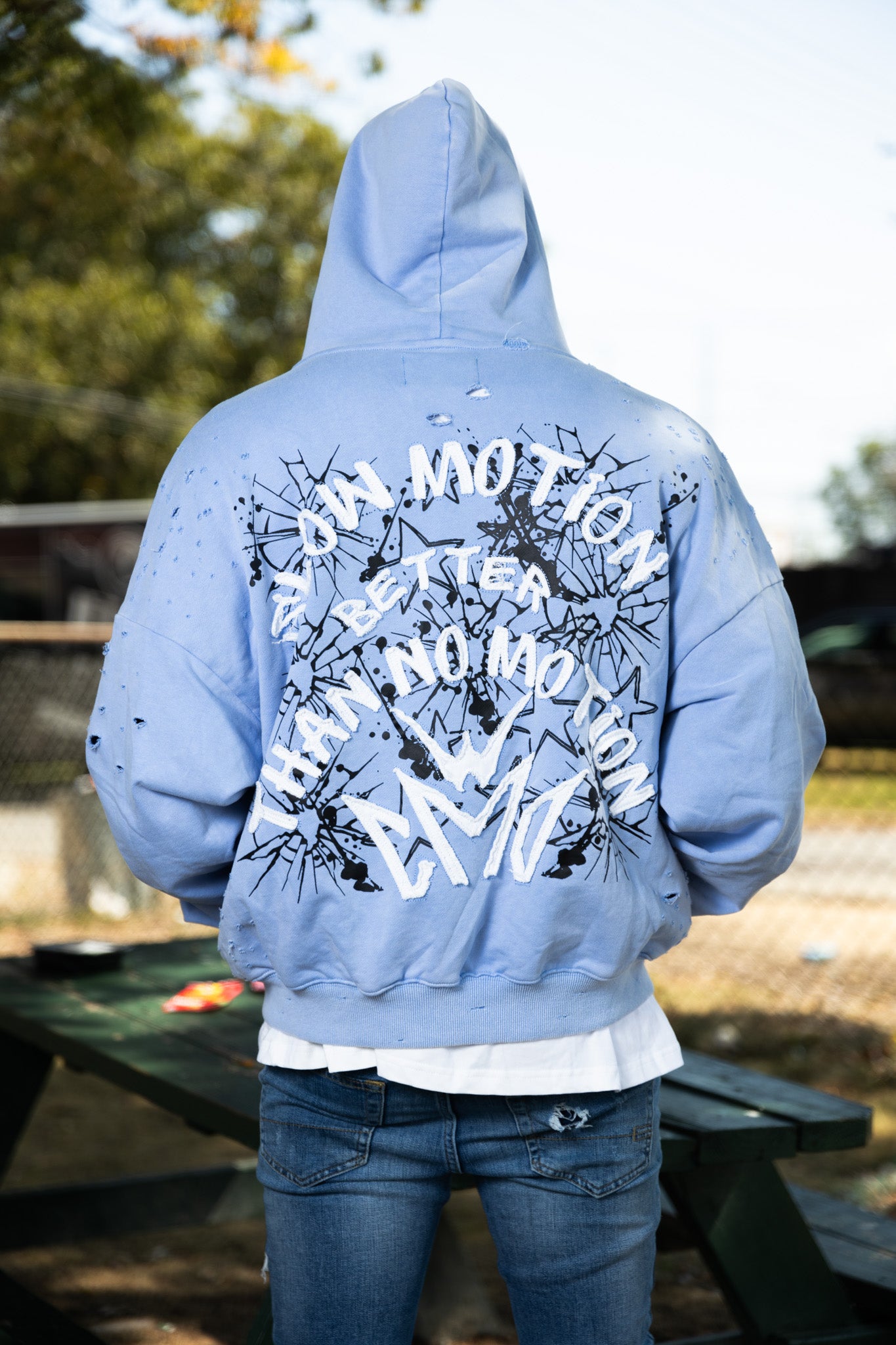 Shattered Slow Motion Hoodie