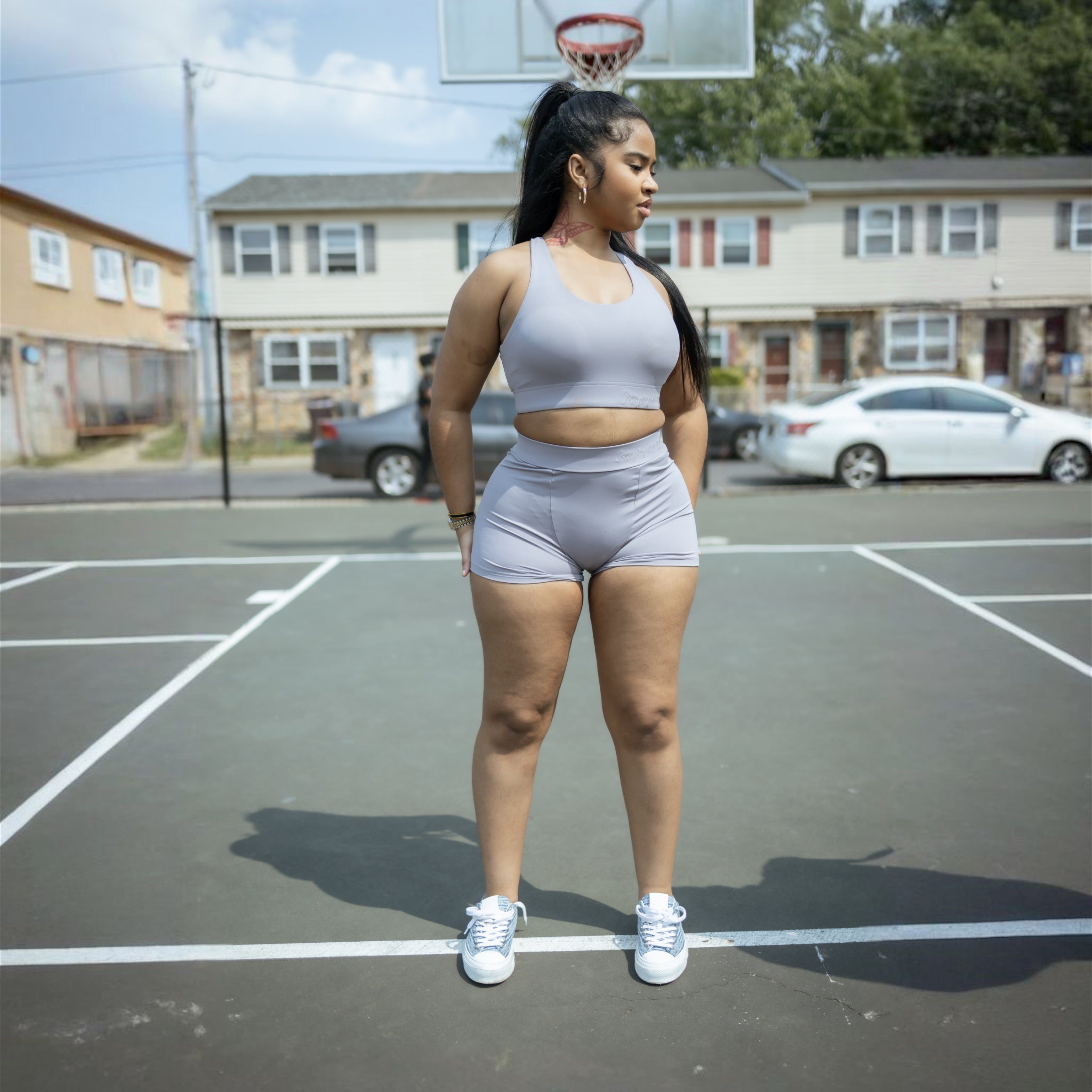 Carry My Own Weight Female Short Set