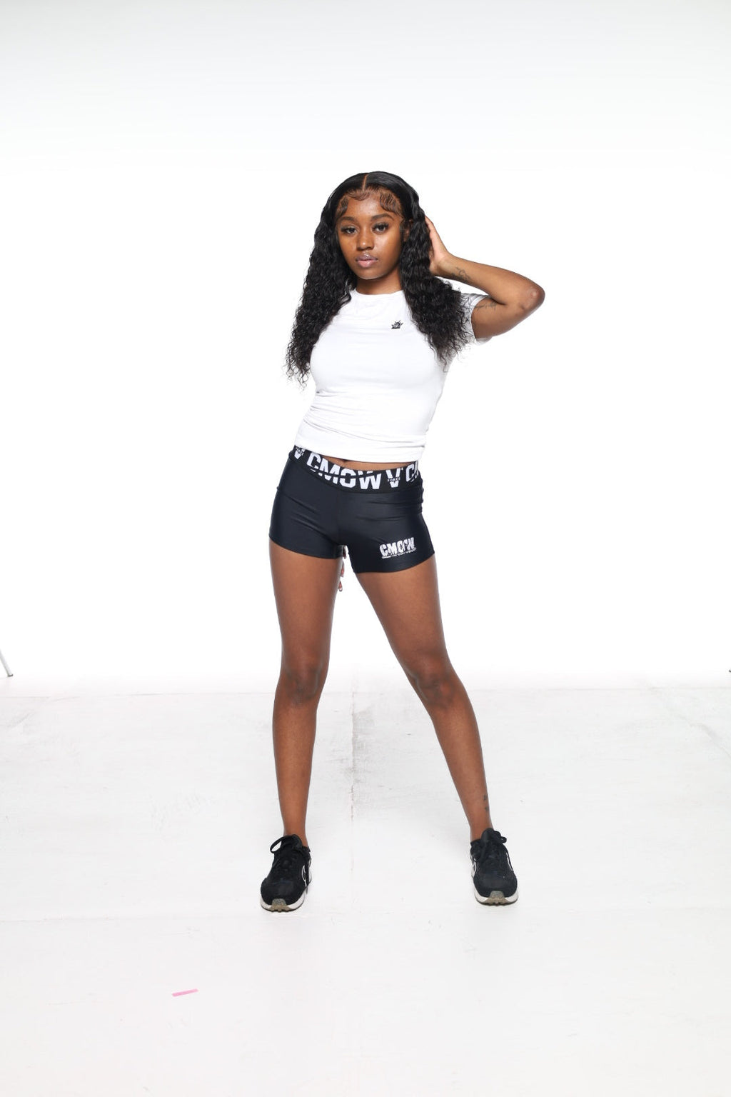 womens cop and carry biker shorts