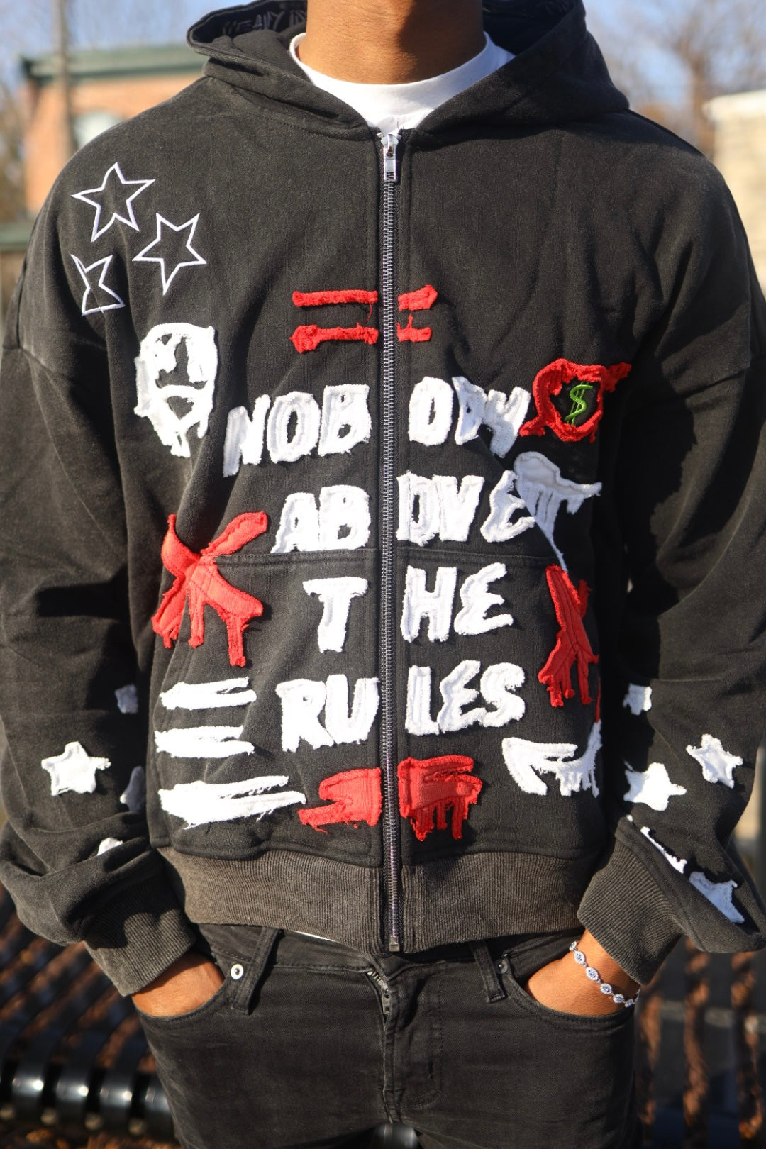 Nobody Above The Rules Hoodie