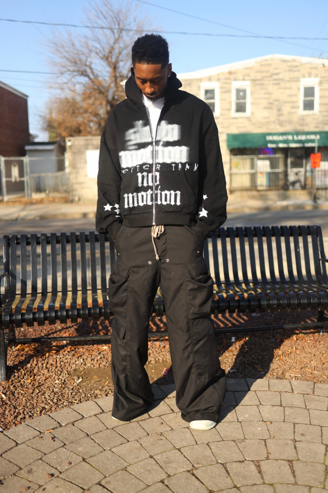 Front Angle of 24hrs hoodie