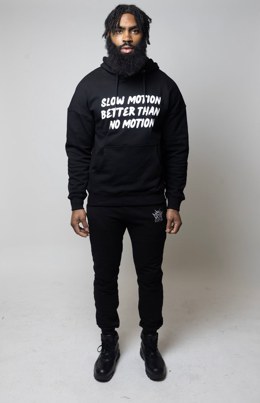 Slow Motion Better Than No Motion Puff Hoodie